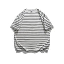 T Shirt Men's Vintage Loose Couple Versatile Tee for Summer