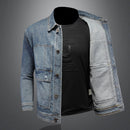 Spring autumn high quality casual denim jackets men