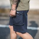 Shorts Men Loose Large Pocket Work Tactical Short Pants Casual Knitted Shorts