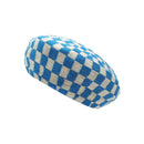 Women Summer Autumn Chessboard Beret Checked College Student Girls Artist Hollow Knit Plaid Hat