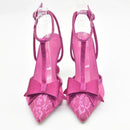 Women Shoes and Bag Set Decorated with Rhinestone Wedding Shoes Bride Shoe and Bags Set for Party