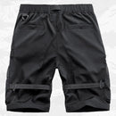 Men Hip Hop Summer Cargo Shorts Quick Dry Functional Shorts