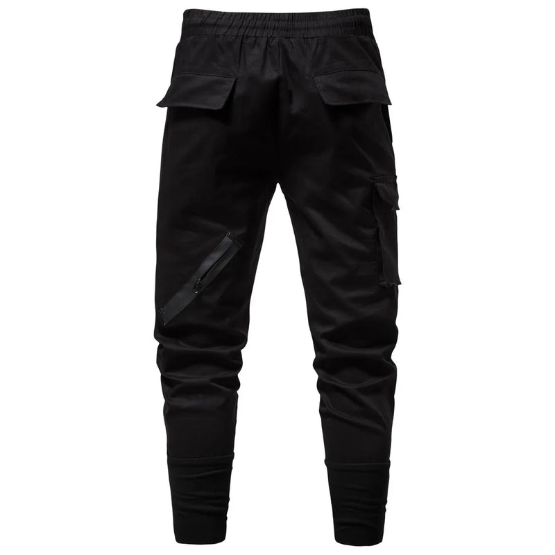 Track Pants Trousers Men Cargo Jumpsuit Steampunk Bottoms Casual Jogger