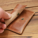 Men's Card Holder Wallet Genuine Leather Coin Purse Ladies Card Mini Bag Clutch Feminine Men's Slim Purse Money Small Wallet