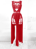 Women Dress with Party Wear Bandage Hollow Out Women Sets