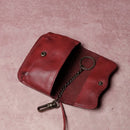 Men's key bag car driver's license card bag wallet retro leather waist hanging keychain