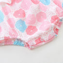 Baby Girls Bodysuits Flowers Kids Baptism Bodysuit Infant Baby Christening Clothes