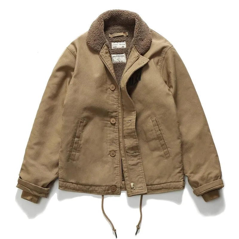 Jackets for Men Deck Jacket CROSS Thick Warm Cashmere Coats