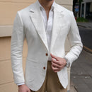 Linen Men Blazer Men Luxury Stylish Blazer Outfits