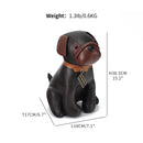 Genuine Leather Handmade Creative Dog Ornaments Bulldog Cartoon Crafts Animal Furniture Decoration Gifts