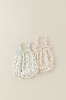 Summer Floral Baby Girl's Bodysuit Newborn Triangle Crawling Suit