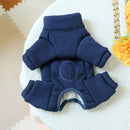 Puppy Jumpsuit Autumn Winter Clothes Pet Cute Jacket Small Dog Warm Sweater Cat Poodle