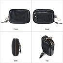 Genuine Leather Key Wallet Man Housekeeper Keys Organizer Men Car Key Holder Zipper Keys Case Housekeeper Keys Organizer