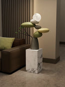 Creative Home Decor Glowing Stone Large Feng Shui Stone Statue Indoor Decor Figurines Living Room Floor Resin Sculpture