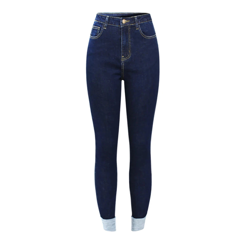 Jeans Woman Stretchy Denim Pants Trousers For Women Capris Pencil Skinny Jeans