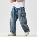 Men Denim Pants Men Casual Pants Men Loose Hip Hop Wide Leg Pants Oversize Jeans Trousers Men