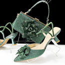 Design Shoes & Bag Coffee Color Women's Stiletto Shoes