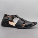 Genuine Leather Sandal Men Summer Breathable Buckle Gladiator Shoes Casual Beach Flat Sandals