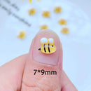 Kawaii Cute Cartoon Mini Honeybee Flat Back Resin Cabochons Scrapbooking DIY Jewelry Craft Decoration Accessories