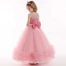 Girls Dress Skirt Summer Sequined Wedding Dress Embroidered Mesh Princess Ball Gown Unlimited Season Kids