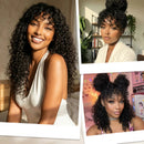 Three hairstyles shown with a woman, Obroi