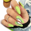24Pcs/Set New Oval Press on Nails Patch Wearable Nail Tips Cute Cartoon Acrylic Nails Full Coverage False Nails Art