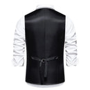 Vintage Suits Vest Waist Coat Men Formal Plaid V-neck Business Mens Vest Jacket