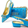 Peach Women Shoes And Bag Set Luxury Ladies Sandals Match With Handbag Clutch Medium Heels Pumps Sandales