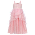 Girl Dress Flower Embroidered Bow Princess Dress Children Christmas Birthday Party Dress Girl Dress