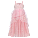 Girl Dress Flower Embroidered Bow Princess Dress Children Christmas Birthday Party Dress Girl Dress