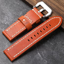 Orange Vintage Men's Watchband Rugged Without Clasp Thickened To For PAM111 441 Bracelet