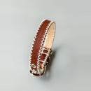 Handmade Leather Pet Collars Greyhound Dog Collar Perros Accesorios