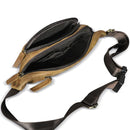 Leather Travel Retro Fanny Waist Belt Bag Chest Pack Sling Bag Case For men
