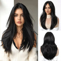 Elegant Curly Wave Ash Blonde Wig Hair with Bangs Long Women Party Wig Tang Long  Heat