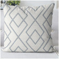 Blue and White Pillowcases Various Patterns Available Sofa bedroom cushion cover single-sided