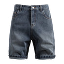 Men's Retro Denim Blend Shorts Casual Shorts
