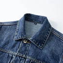 Men's Denim Jacket Autumn Classic Trucker Jean Cargo Jacket