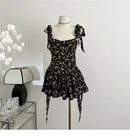 Summer Mini Dress Women Frocks Party Evening Ruffles