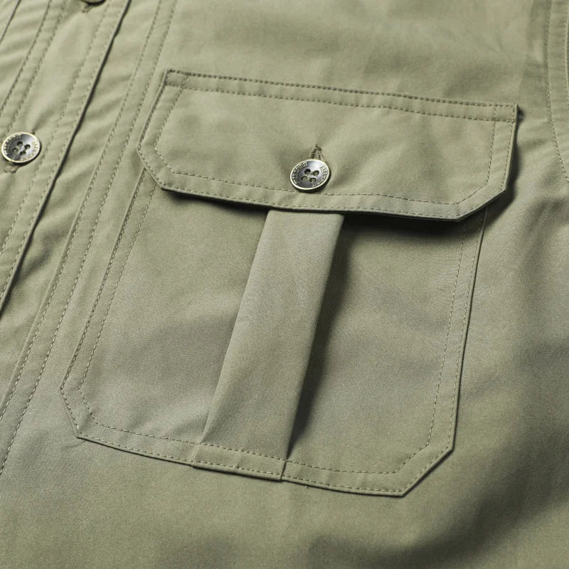 Men's Casual Military Tactical Shirt Summer Cargo Shirts