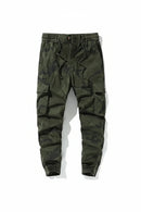 Men's Camouflage Cargo Pants Pure Cotton Loose Outdoor
