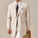 Men Blazer Slim Fit Blazer Double Breasted Blazer Men