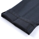 Close-up of dark gray pants on a white background, Obroi