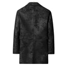 Winter Genuine Leather Jacket For Men Motorcycle Long Windbreaker Coat