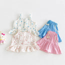 Girls' Floral Doll Shirt Summer Baby Fresh Camisole Children's