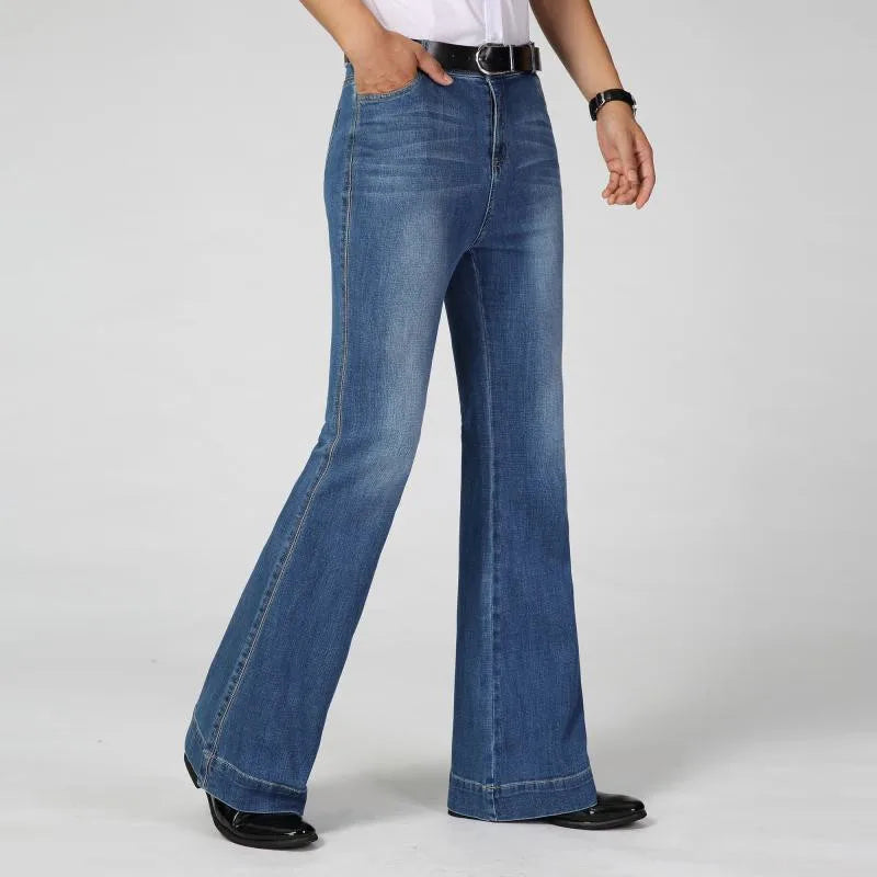 Jeans For Men Men's Flared Jeans Micro Stretch Denim Flared Pants Classic Jeans