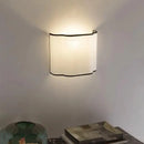 Cream Wall Lamp Creative Linen Bedroom Bedside Background Wall Decorative Lamp Corridor Walkway Lamp