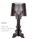 Antique Accent Table Lamp Clear Acrylic for Living Room Bedroom House Bedside Nightstand Home