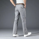 Summer Thin Mens Flared Pants Cargo Pants Men Leg Fit Classic Flare Male Straight Trousers