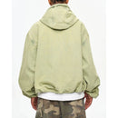 Hooded Denim Jacket Streetwear Lapel Windbreaker Autumn Jeans Coat Oversized