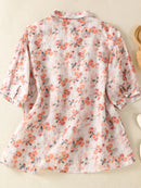 Floral patterned shirt on a beige background, Obroi